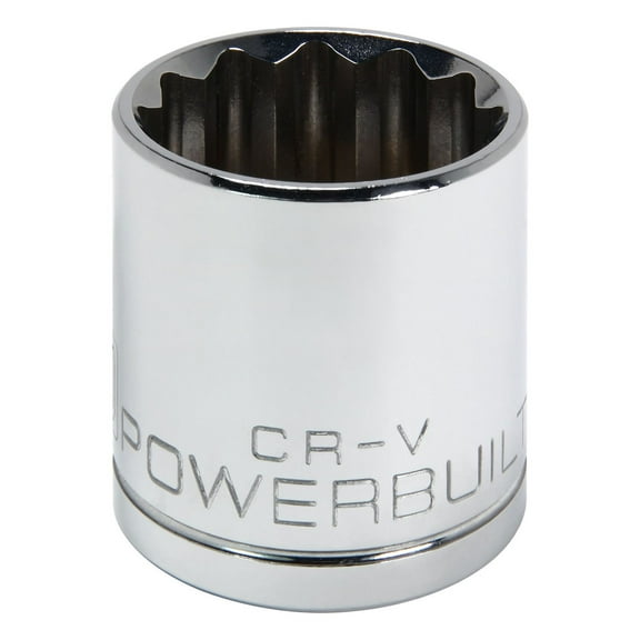 Powerbuilt 1/2 Inch Drive x 29 MM 12 Point Shallow Socket - 642035