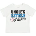 thumbnail image 3 of Inktastic Baseball Uncles Little Pitcher Boys Toddler T-Shirt, 3 of 5