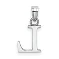thumbnail image 4 of Diamond2Deal 14K White Gold Block Letter L Initial Pendant for Women, 4 of 6