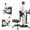 Dark Gray - L Size, variant on Standing Desk Chair, Standing Mate Chair for Sit-Stand, Ergonomic Horse Saddle Chair with Anti-Fatigue Mat, Home Office Posture Seat, MT-M-DG