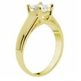 thumbnail image 3 of Pompeii 1 CT Princess Cut Diamond Solitaire Engagement Ring 14k Yellow Gold, 3 of 3