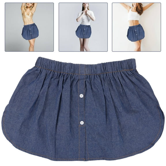 ROSENICE 1Pcs Denim Skirt Extender Multi-purpose Wear for Ladies Travel and Party