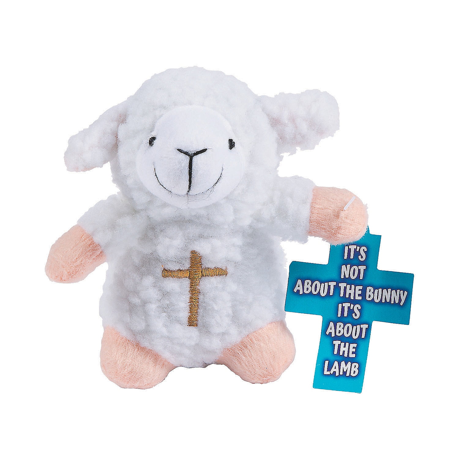 Plush Lamb With Card Party Favors 12 Pieces