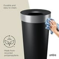 thumbnail image 6 of Venti Kitchen Trash Can with Swing Top Lid, Large 16-Gallon (62 L) Capacity, Black/Nickel, 6 of 10