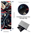 thumbnail image 4 of Motorcycle Yoga Towel with Storage Bag, 72.8"x26.8", Suitable for Yoga, Pilates, Fitness, Gym Towel, 4 of 6