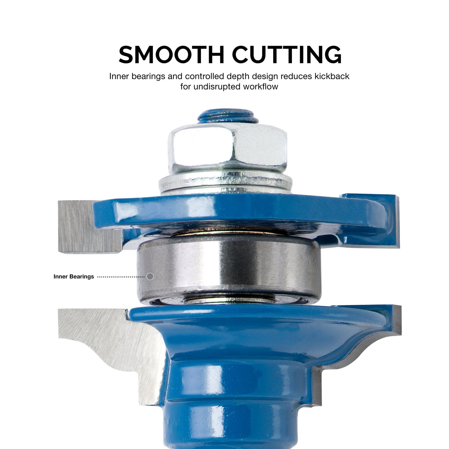 Neiko Neiko 5PC 1/2" Shank Ogee Cutter Router Bit Set | Jumbo Tungsten Carbide Wood