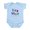 Sky Blue, variant on CafePress - Key West Tropical Type Infant Bodysuit - Baby Light Bodysuit, Size Newborn - 24 Months