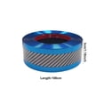 thumbnail image 2 of EGNMCR Car Sticker Carbon Fiber Rubber DIY Door Sill Protector Guard Strip 3x100cm the crash, 2 of 2