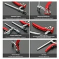 thumbnail image 3 of Quick Release Lever Clamp, Ratcheting Table Clamp 160x60mm Guide Rail Stable  with 19mm Base for Woodworking Projects, 3 of 7