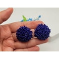 thumbnail image 4 of Seed Bead Round Earring connectors Beaded Earring Topper, 4 of 4