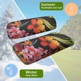 thumbnail image 6 of Pzuqiu Golf Cart Seat Covers 2 Piece Travel Sports Golf Cart Accessories Soft and Comfortable Keep Cool in Summer for EZGO TXT RXV Club Car DS, Hibiscus Flower, 6 of 7