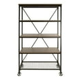 thumbnail image 2 of OakvillePark Raku 4-Tier Bookcase, 40"W, Weathered Natural, 2 of 5