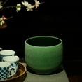 thumbnail image 3 of TOPFUND 432Hz D Note Emerald Fusion 8 inch Crystal Singing Bowl with Heavy Duty Carrying Case and Suede Stick, 3 of 8