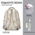 thumbnail image 5 of Dog Paw Footprint Backpack for School,Cute School Bag,Schoolbag with Adjustable Shoulder Straps & Padded Back,15.3"x11"x7.1"., 5 of 6