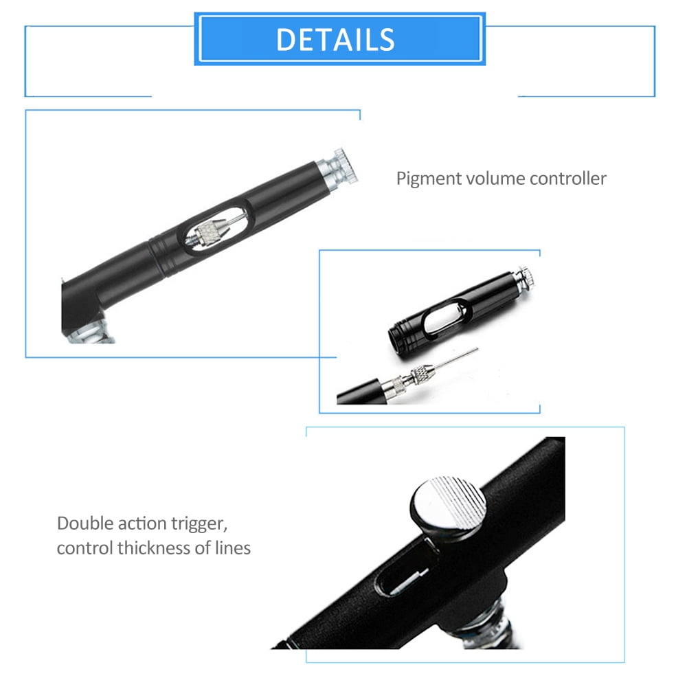 Airbrush Kit,Portable Airbrush Compressor Kit Portable Spray Pump Handheld Usb Airbrush Kit Airbrush Makeup Tattoo Compressor Spray Pump Handheld Airbrush Makeup Airbrush Compressor Spray