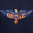 thumbnail image 3 of CafePress - Retro Eagle And USA Flag Hoodie (Dark) - Pullover Hoodie, Classic, Comfortable Hooded Sweatshirt, 3 of 4