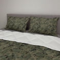 thumbnail image 2 of Camouflage Comforter & Sham Bedding Set, Digital Pixel Design Repeating Camo Pattern, 3 pcs Duvet Set Microfiber Filling Quilt, 5 Sizes, Army Green Dark Taupe, by Ambesonne, 2 of 4