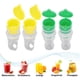 thumbnail image 4 of Manual 4 Piezas Exprimidor De Limón Manual Con Tapa De Rosca Exprimidor De Jugo Compacto Prensa De Cítricos Con Tapa Para Cócteles Bebidas Amarillo Verde, 4 of 7