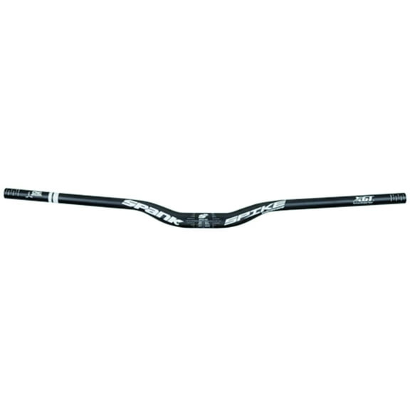 Spank Spike 35 Vibrocore Riser Bar 35 x 800mm 25mm Rise Black Aluminum Mtb