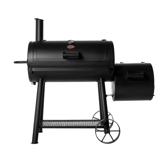 Char-Griller Dakota™ Offset Smoker 625-Sq. inch Cook Space | Black Smoker Grill Combo | Model 8235