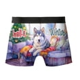 thumbnail image 2 of Watercolor Hello Winter Alaskan Malamute Chill Christmas Welcome All Over Print Boxer Briefs Underwear for Men Dad Alaska Mal Dog Lovers Gifts - 00016, 2 of 6