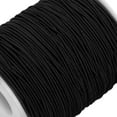 thumbnail image 4 of Unique Bargains Elastic Cord Stretchy String 1.2mm 109 Yards Black for Craft, Jewelry Making, Bracelets, Necklaces, Beading, 4 of 5