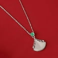 thumbnail image 4 of Stunning 14K Gold Natural Jade Necklace - Perfect Birthday and Mother's Day Gift for Mom, Wife and Girlfriend, 4 of 4