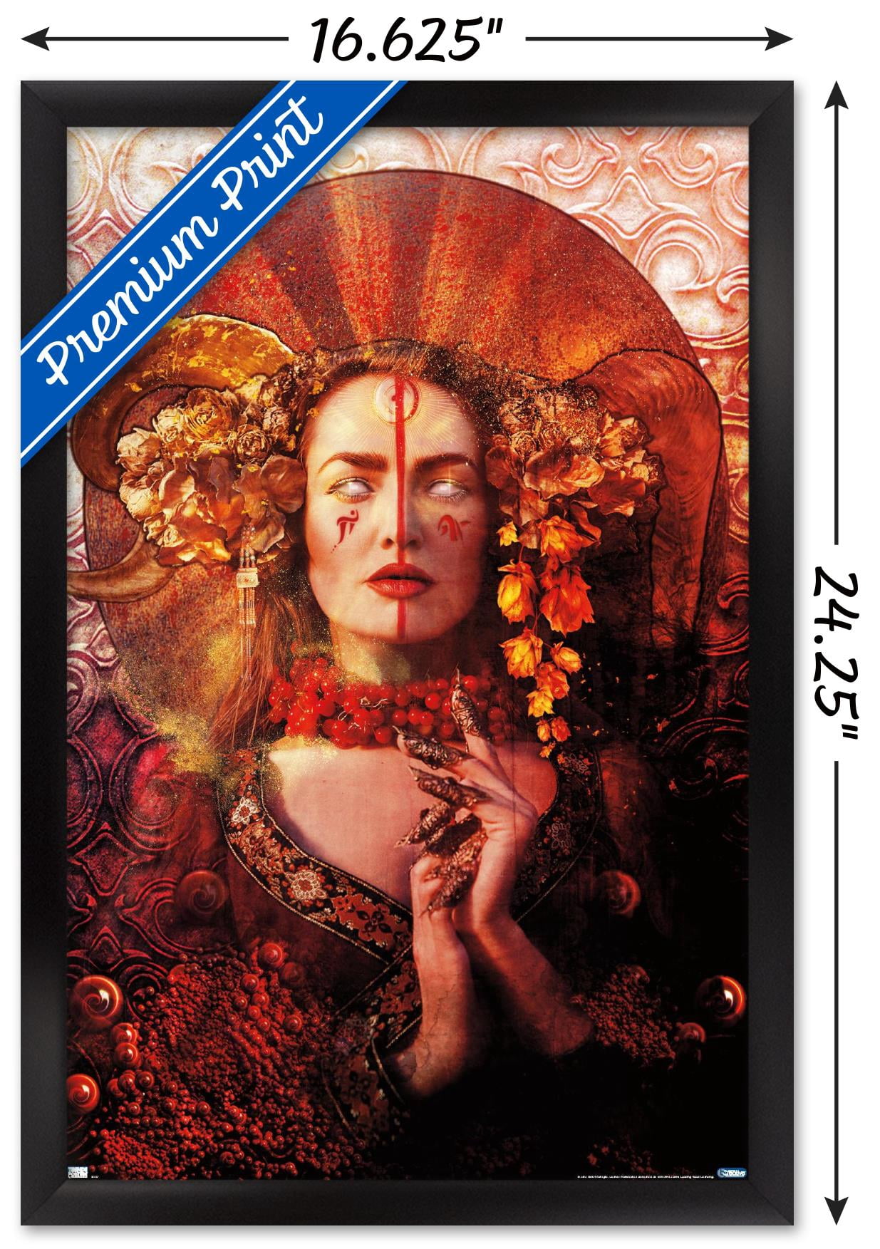 Jena DellaGrottaglia: Cosmic Zodiac - Aries Wall Poster, 14.725" x 22.375" Framed