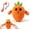 Carrot, variant on Musical Sensory Toy, Interactive Plush, Dual‑Mode Skin‑Touch Activated Sound Toy, Fruit‑Shaped for Shared Play & Holiday Gifting