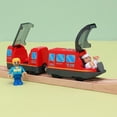 thumbnail image 4 of Battery Operated Locomotive Pay Train Set Fit for Wooden Railway Track Powerful Engine Bullet Electric Train for Boys Girls Gift, 4 of 5