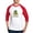 Red/White, variant on CafePress - The World Is Waiting Baseball Jersey - Cotton Baseball Jersey, 3/4 Raglan Sleeve Shirt