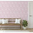 thumbnail image 2 of S4Sassy Peel & Stick Vinyl Wallpaper, Urban Chic Arched Paisley Leaf Contact Paper Waterproof- Pink, 25"x120", Removable Modern Wall Covering for Home Decor in Bedrooms & Living, Renter Space, 2 of 8