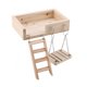 thumbnail image 2 of Juguetes para mascotas juguetes de madera para hámster kits de escalada repisa para hámster para gatear mascota pequeña para saltar Amonsee Otros, 2 of 8