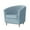 09# Light Blue, variant on ATJIA Arm Chair Slipcover 2 Piece Armchair Cover with Chair Cushion Cover Soft Stretch Club Tub Barrel Chair Slipcover for Living Room