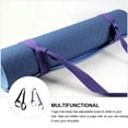 thumbnail image 5 of OULII 2-Pack Black Exercise Mat Straps, Soft Cotton, Lightweight and Portable Design for Yoga and Fitness, 5 of 8