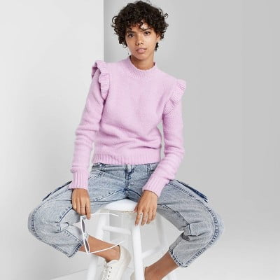 Wild fable purple sweater Outlet