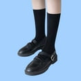 thumbnail image 4 of LEEy-world Toddler Socks Children's Socks Stockings Calf Socks Summer Thin Style Over The Knee Socks Cute High Tube Boys Socks (Black, 3-6 Years), 4 of 5