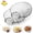 2PCS, variant on Glass Shell-Shaped Dumpling Plate, Glass Shell Dumpling Tray with Sauce Plate Snack Dessert, Dumplings Storage for Home Kitchen Use and Weddings