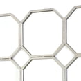 thumbnail image 4 of Saltoro Sherpi Metal Wall Mirror with Nine Connected Octagonal Mirror Shapes, Silver, 4 of 5