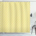 thumbnail image 1 of Geometric Shower Curtain, Modern Geometry Illustration in Pastel Color Shades Funky Summer Motif, Fabric Bathroom Set with Hooks, 69W X 84L Inches Extra Long, Multicolor, by Ambesonne, 1 of 3