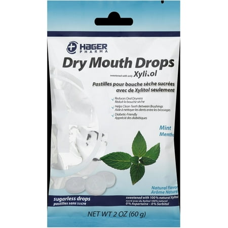 Hager Pharma Dry Mouth Drops with Xylitol, Mint 2