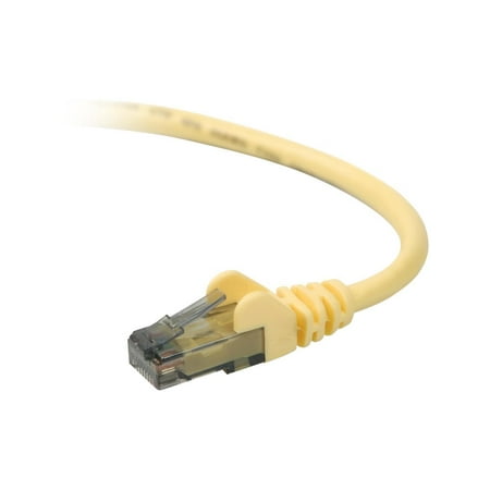 UPC: 0722868421659 | Belkin A3L980-20-YLW-S 20 ft. Cat 6 Yellow Network Cable