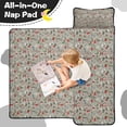 thumbnail image 4 of Gray Christmas Icon Pattern Toddler Nap Mats for Kids Preschool,59"x22" Sleeping Mat Bag or Kids,Toddler Sleeping Bag,Toddler Nap Mat or Daycare, 4 of 6