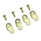 thumbnail image 5 of Kit de montaje para pedal de efectos de guitarra, 4 soportes y 4 tornillos, práctico pedalero. Oro, 5 of 9