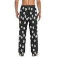 thumbnail image 3 of joogoo Men's Pajama Pants Baseball Pattern Soft Long Sleep Lounge Pjs Bottoms 2XL, 3 of 7