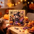 thumbnail image 6 of Qwtwty Halloween Pearl Painting Kit for Beginner, Funny DIY Diamond Dots Full Drill Crafts for Gem Art Dot Art for Home Wall Decor Holiday Gift, 6 of 9