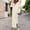 Beige, variant on Women's Hooded Sweatshirt Dress, Long Sleeve Casual Dress with Pocket and Side Slit, Solid Color Pullover Tunic