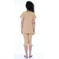 thumbnail image 3 of Moomaya Womens Nightwear Set Capri Cotton Sleepwear 2 Pcs Nightdresses, 3 of 6