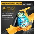 thumbnail image 4 of 20V Electric Blower, Speed Adjustable Powerful 5000W Cordless Leaf Blower, Household Blowing Dust Blowing Snow Power Tools ,Easy to Use, 4 of 5
