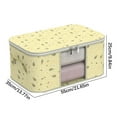 thumbnail image 3 of Apmemiss Clearance Storage Bags, Large Blanket Clothes Organization and Storage Containers for Bedding, Comforters, Foldable Organizer with Reinforced Handle, Clear Window,Sturdy Zippers, 3 of 5